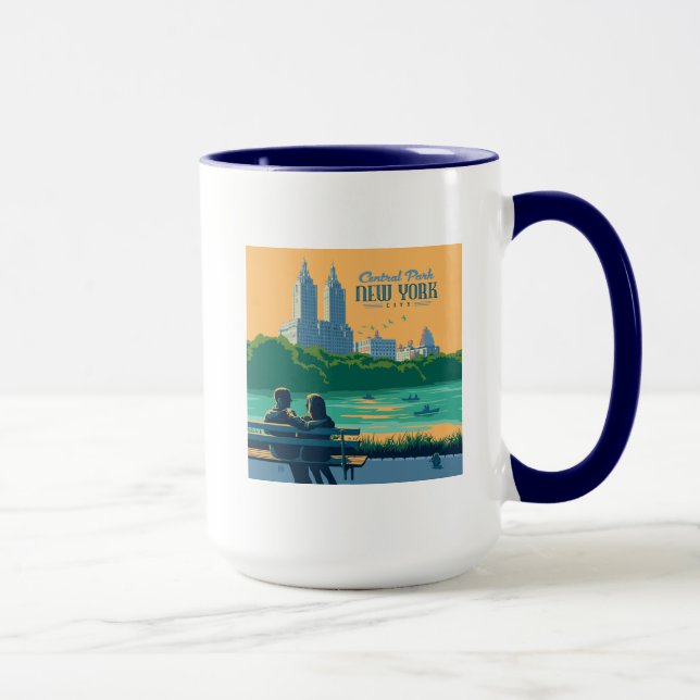 Mug Banc de New York Central Park (Droite)