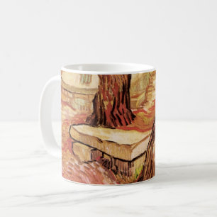 Mug Banc de pierre de Van Gogh dans le jardin, hôpital