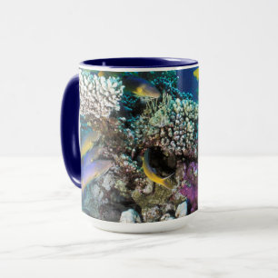Mug Banc de rougets autour d'un petit corail