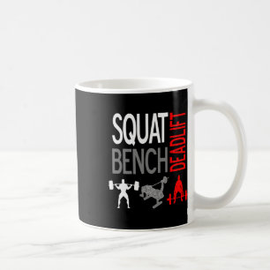 Mug Banc de squat Démontage T Chemise Gym Poids Tee