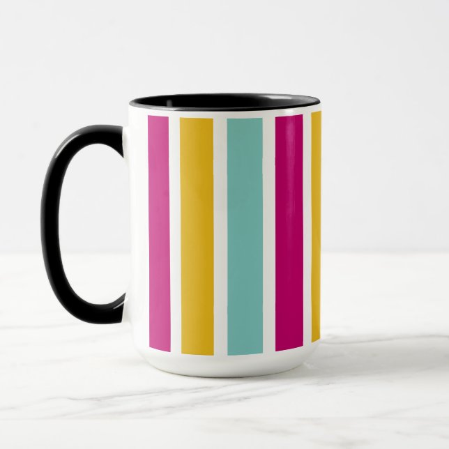 Mug Bande colorée (Gauche)