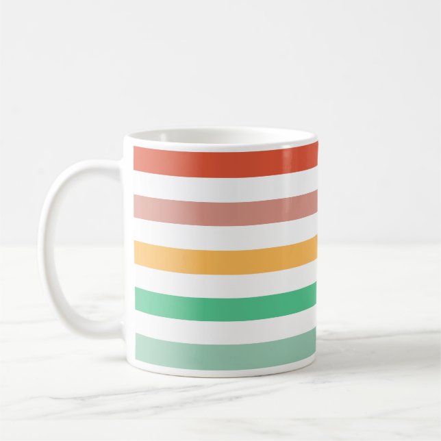 Mug Bande de bonbons rayée (Gauche)