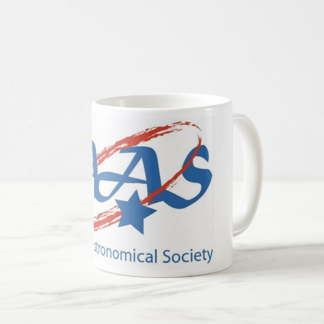Mug Bande de café avec logo AAS (Devant droit)
