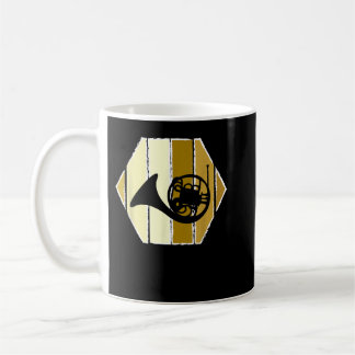 Mug Bande de Marche de Corne Française Rétro - Ho en l