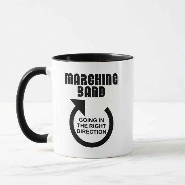Mug Bande de marquage de direction droite (Gauche)