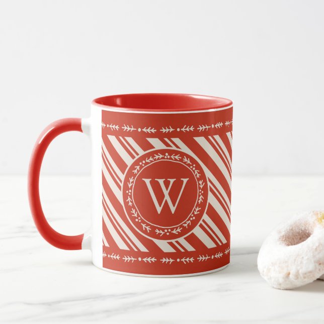 Mug Bande de Sucre de canne monographique (Avec donut)
