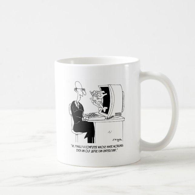 Mug Bande dessinée 7496 de juge (Droite)