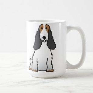 Mug Bande dessinée anglaise de chien de cocker