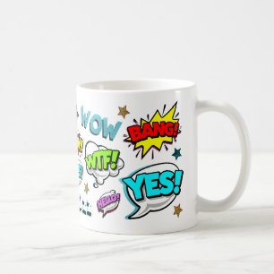 Mug Bande dessinée - bulles vocales