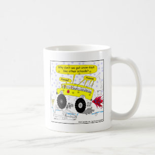 Mug Bande dessinée d'autobus scolaire de 686 monstres