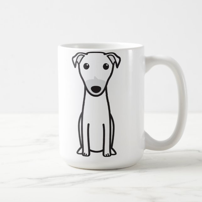 Mug Bande dessinée de chien de kangourou (Droite)