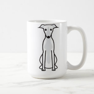 Mug Bande dessinée de chien de whippet