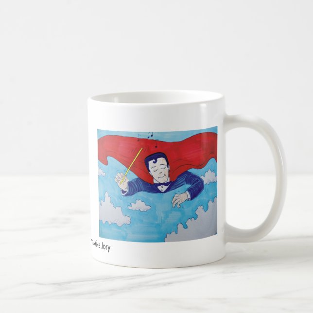 Mug Bande dessinée de supraconducteur (Droite)