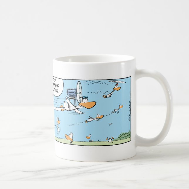 Mug Bande dessinée d'humeur d'aviation (Droite)