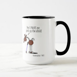 Mug Bande dessinée drôle de cheval