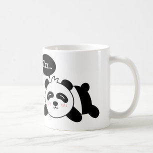 Mug Bande dessinée drôle de panda mignon de sommeil