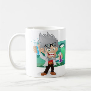 Mug Bande dessinée folle de laboratoire de