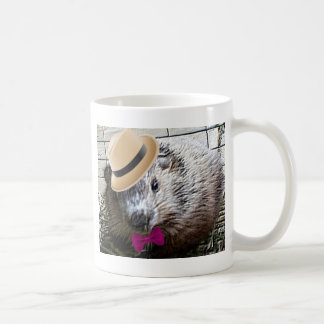 Mug Bande dessinée mignonne de marmotte d'Amérique !