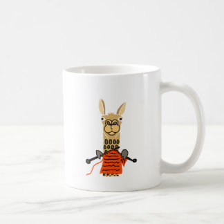 Mug Bande dessinée mignonne de tricot de lama
