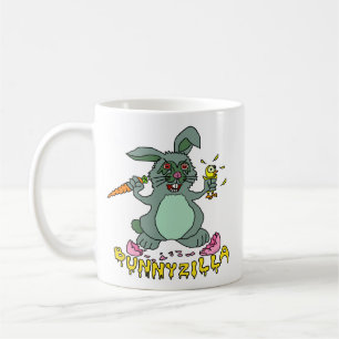 Mug Bande dessinée mignonne drôle de lapin de