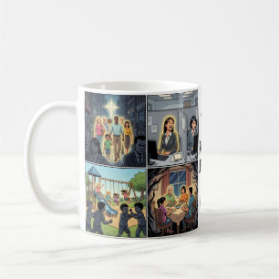 Mug Bande dessinée « Soyez dans le monde, mais pas du