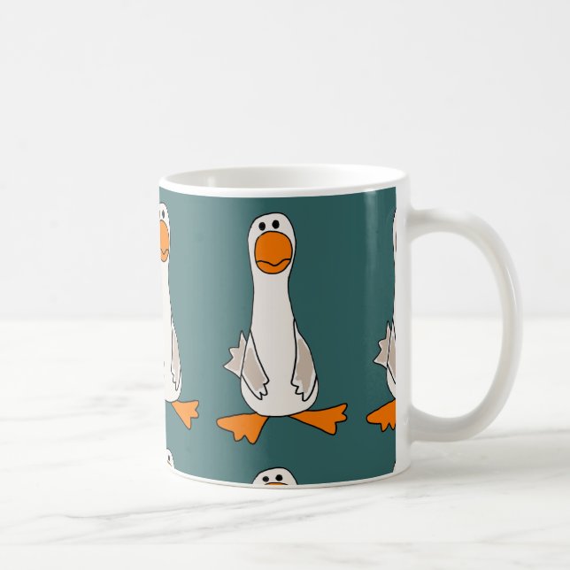 Mug Bande dessinée triste drôle d'oie (Droite)