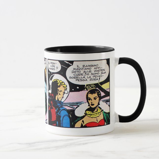 Mug Bande dessinée vintage Sci-Fi (Droite)