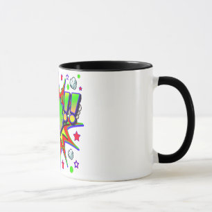 Mug Bande dessinée ZONK de vecteur