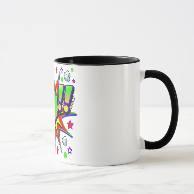 Mug Bande dessinée ZONK de vecteur (Droite)