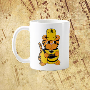 Mug Bande Marchante tambour Tigre Jaune Noir