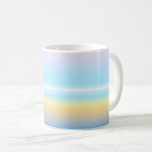 Mug Bande multicolore dégradé pastel