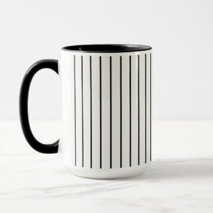 Mug Bande noire et blanche