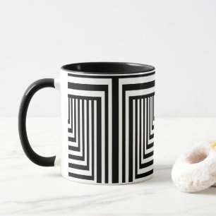Mug Bande noire et blanche