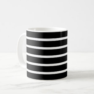 Mug Bande noire et blanche moderne