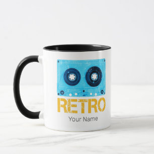 Mug Bande Retro Rechercher Cassette Vintage Fête des a