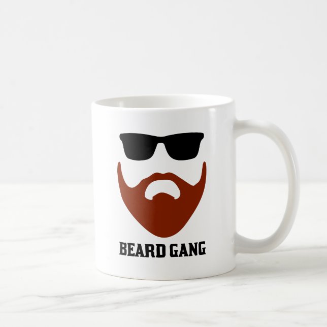 Mug Bande rouge de barbe (Droite)