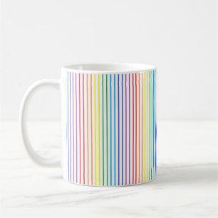 Mug Bandes arc-en-ciel verticales