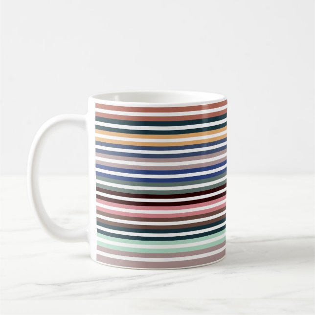 Mug Bandes colorées (Gauche)