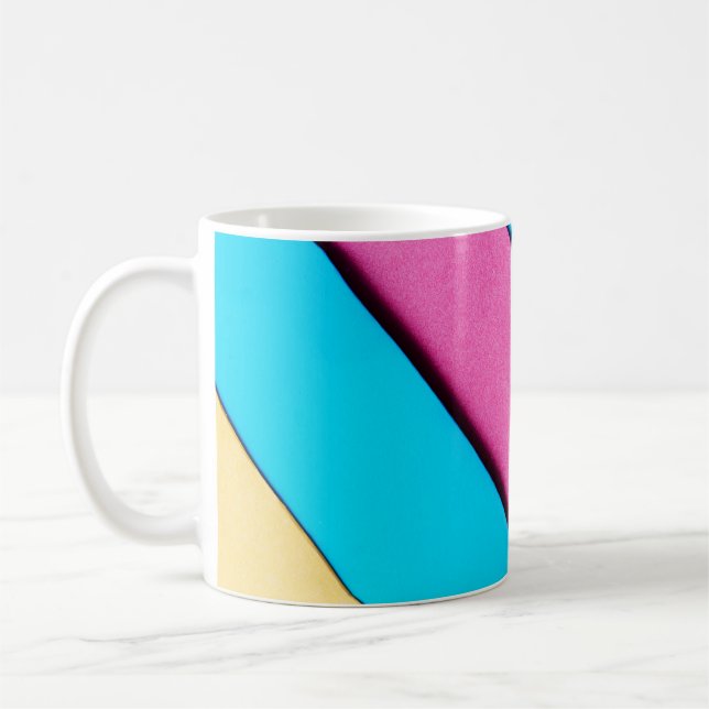 Mug Bandes colorées des années 80 (Gauche)