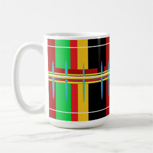 Mug Bandes d'art moderne soignées abstraites