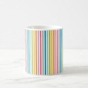 Mug Bandes de bonbons colorées