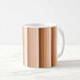 Mug Bandes d'ombre orange brûlées