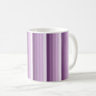 Mug Bandes d'ombre prune violette