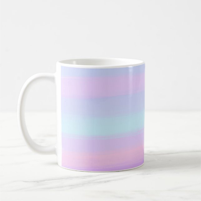 Mug Bandes Peintes Pastel (Gauche)