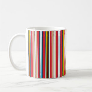 Mug Bandes Plaid Multicolores Motif-57666
