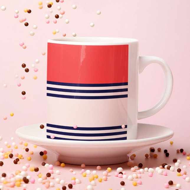 Mug Bandes rouges et noires (Mugs and cups)