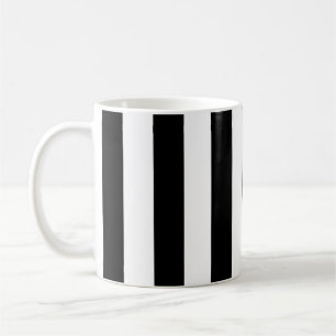 Mug Bandes Verticales Noires Et Blanches