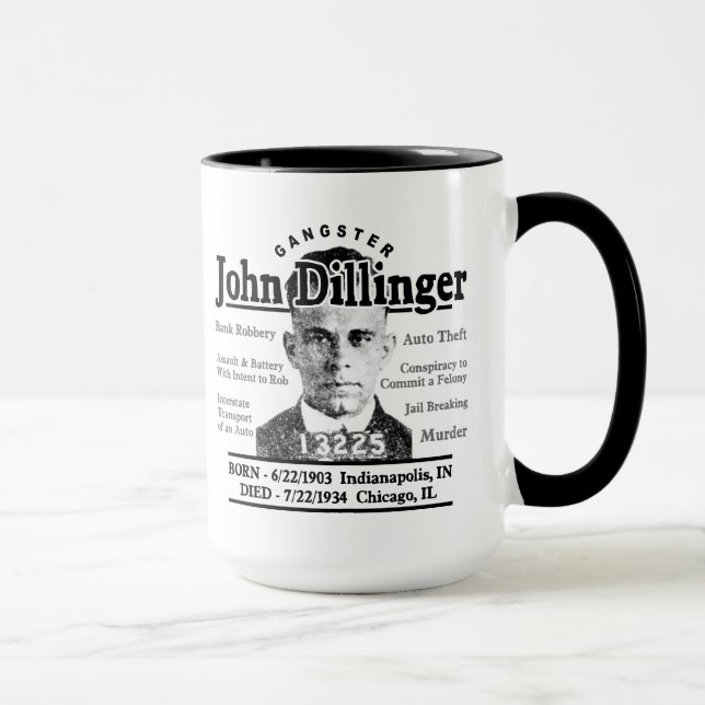 Mug Bandit John Dillinger (Droite)