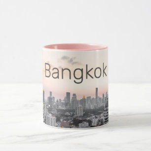 Mug Bangkok Skyline Sunset Panorama BKK Thaïlande