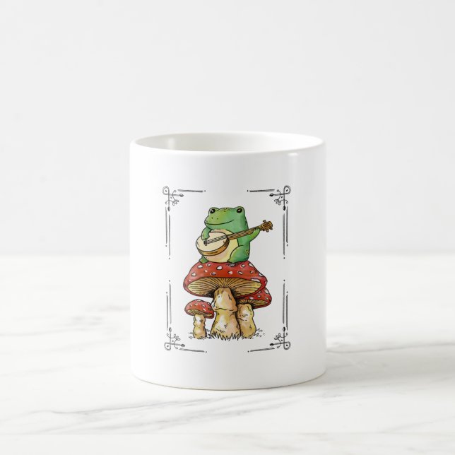 Mug Banjo Frog on Mushrom (Centre)